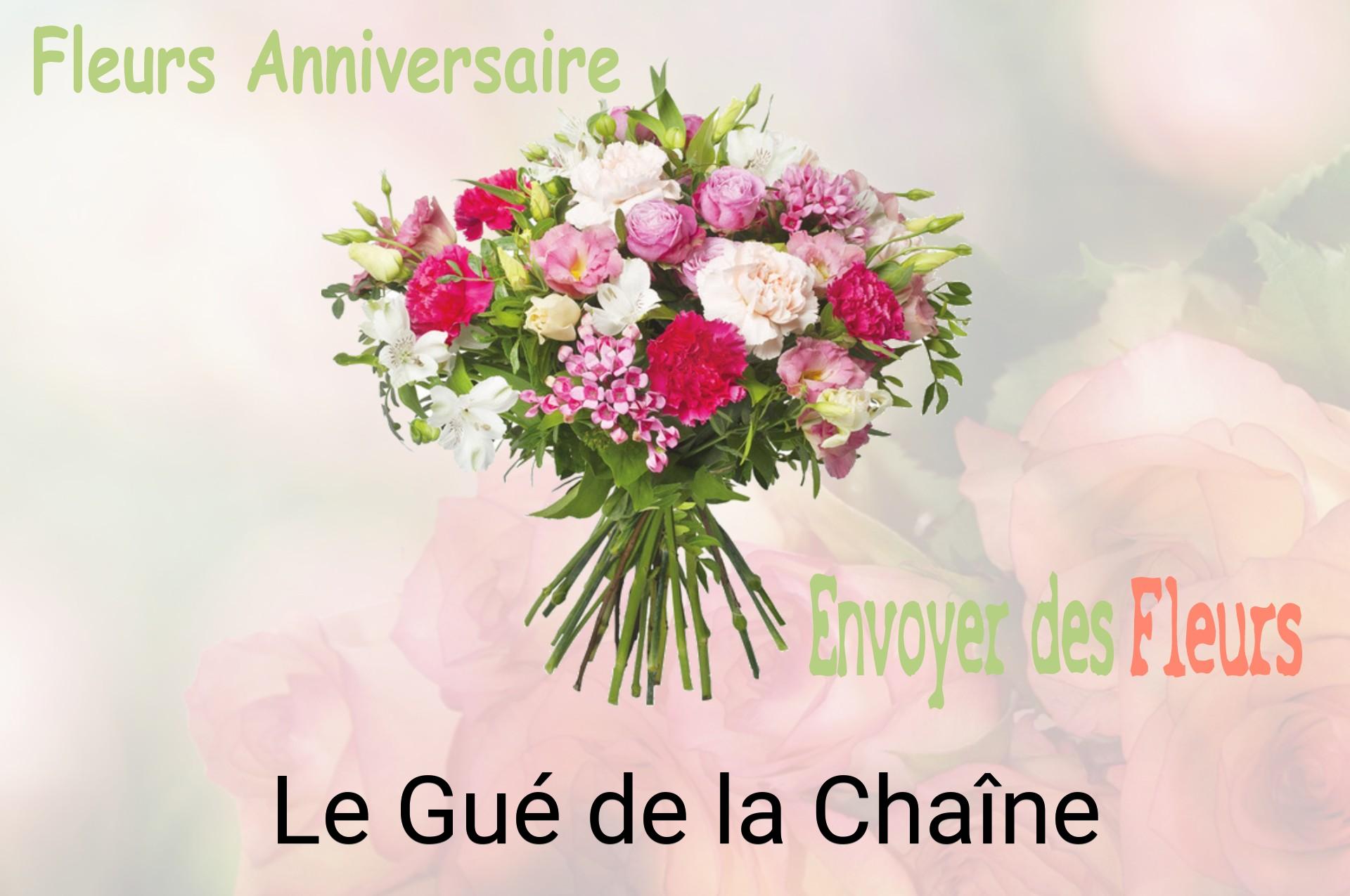 Bouquet de fleurs d’anniversaire livré à Le Gué-de-la-Chaîne